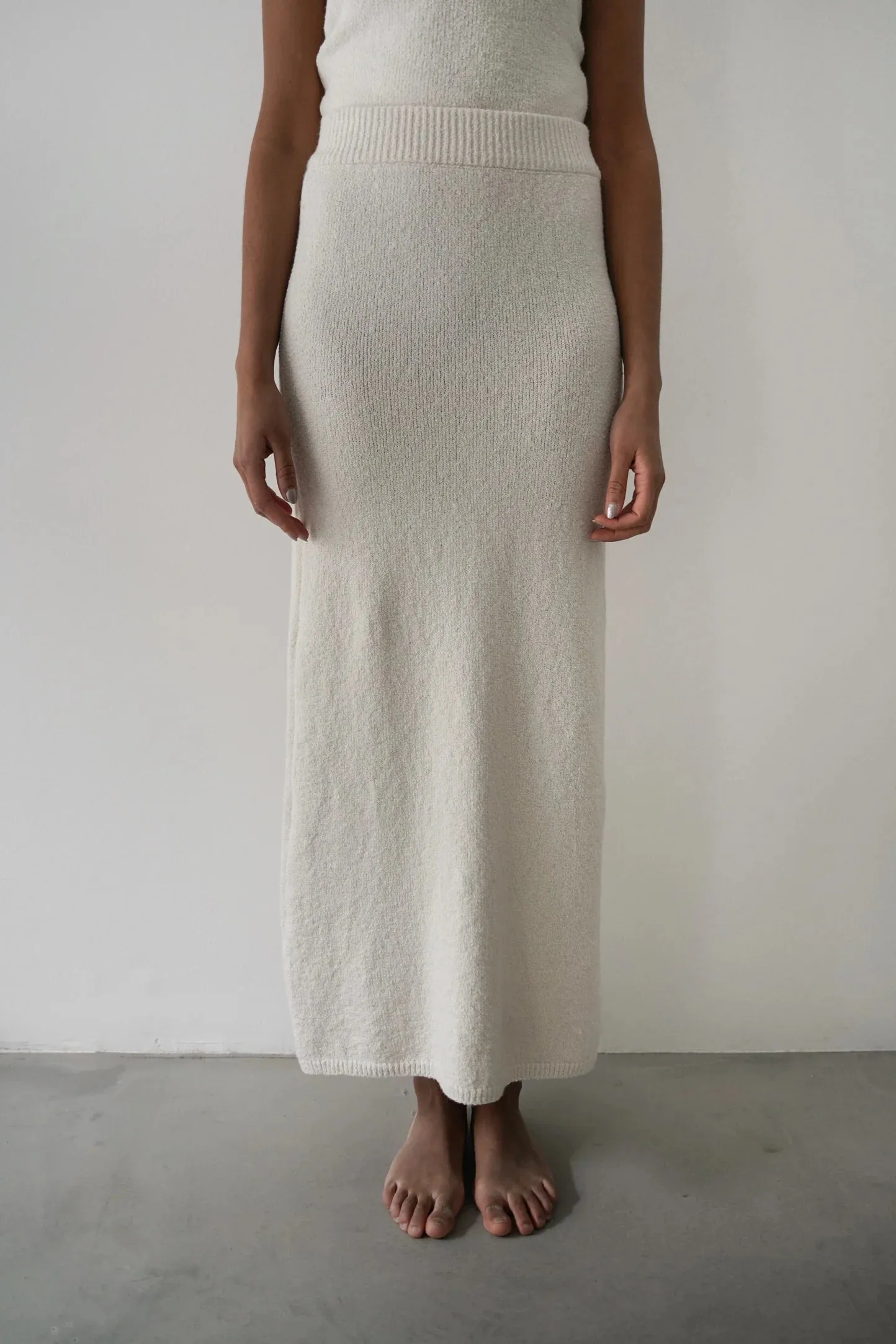 Almada Label Umi Maxi Skirt in Shell