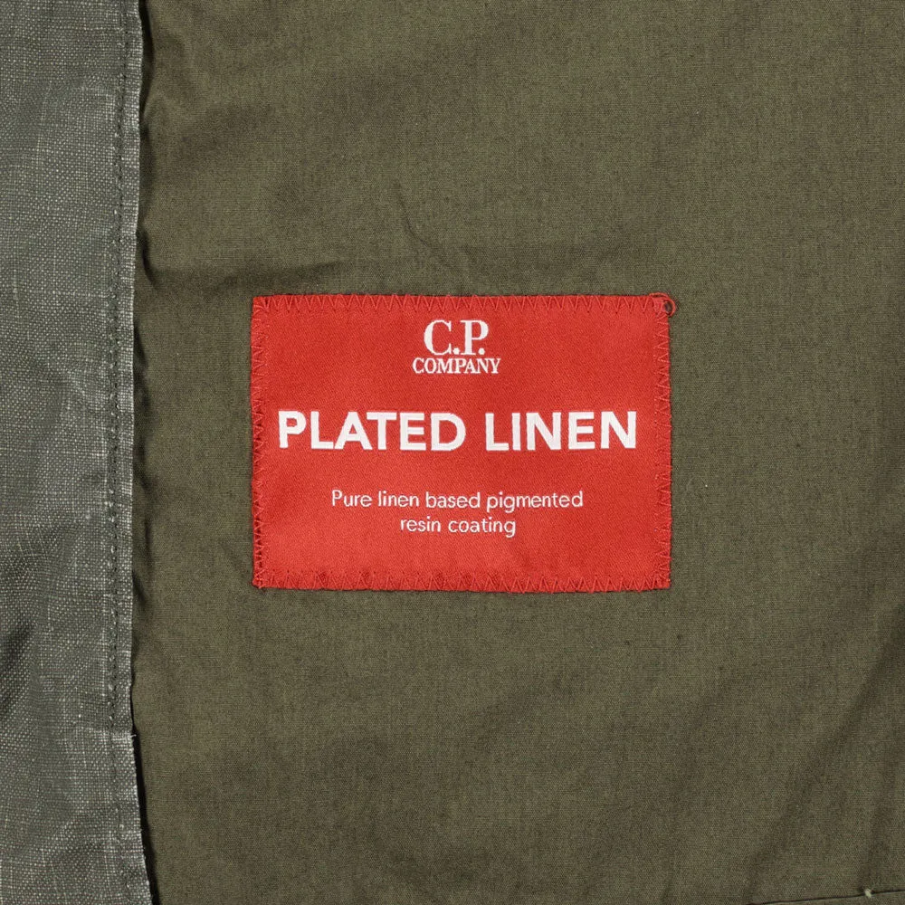 C.P. Plated Linen Lens Jacket