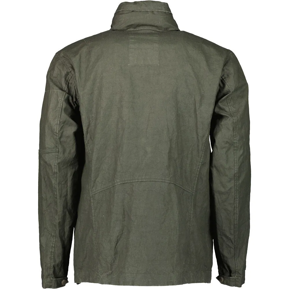 C.P. Plated Linen Lens Jacket