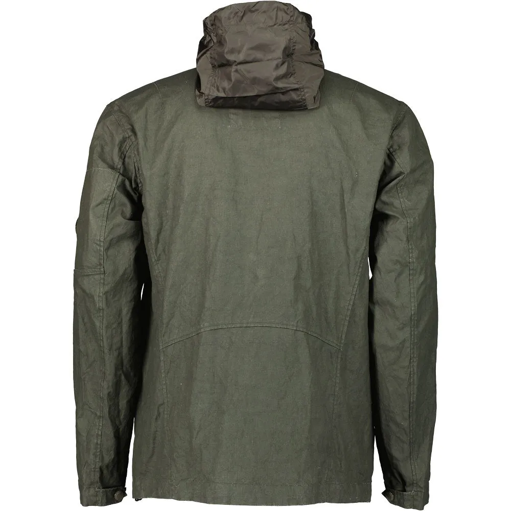 C.P. Plated Linen Lens Jacket