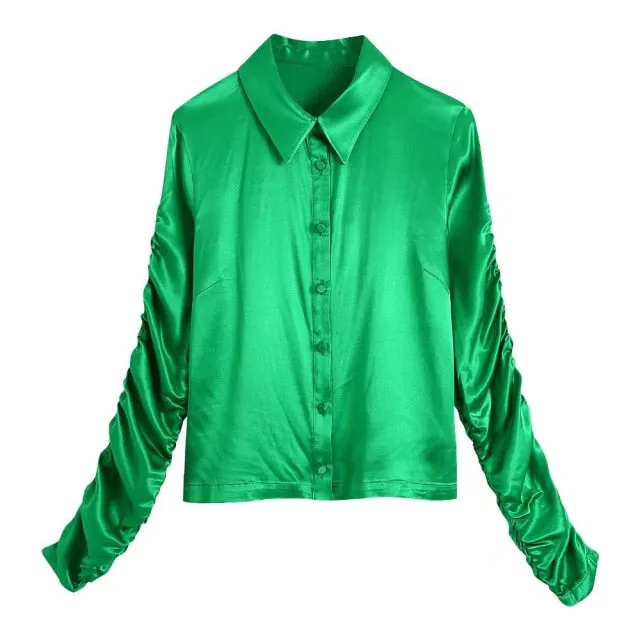 FITTED SOFT TOUCH BLOUSE
