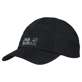 Jack Wolfskin Texapore Baseball Rain Cap Waterproof Windproof Hat - Black