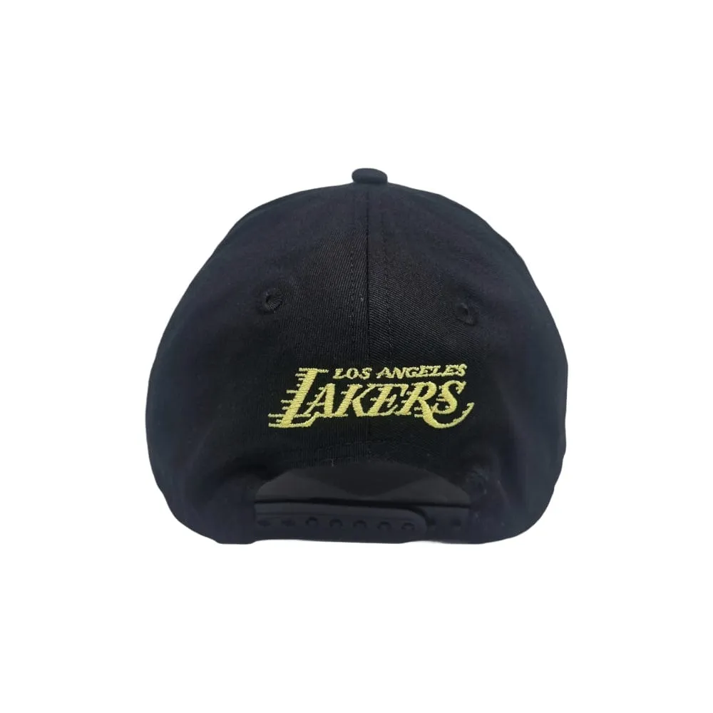 NBA Essentials Youth Neon Pinch Panel Snapback Los Angeles Lakers - Black