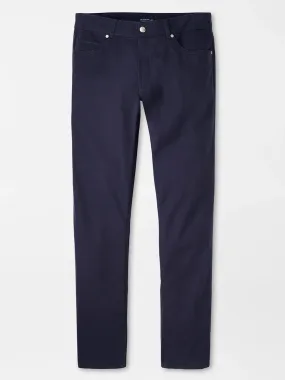 Peter Millar Delvin Twill Five-Pocket Pant in Navy