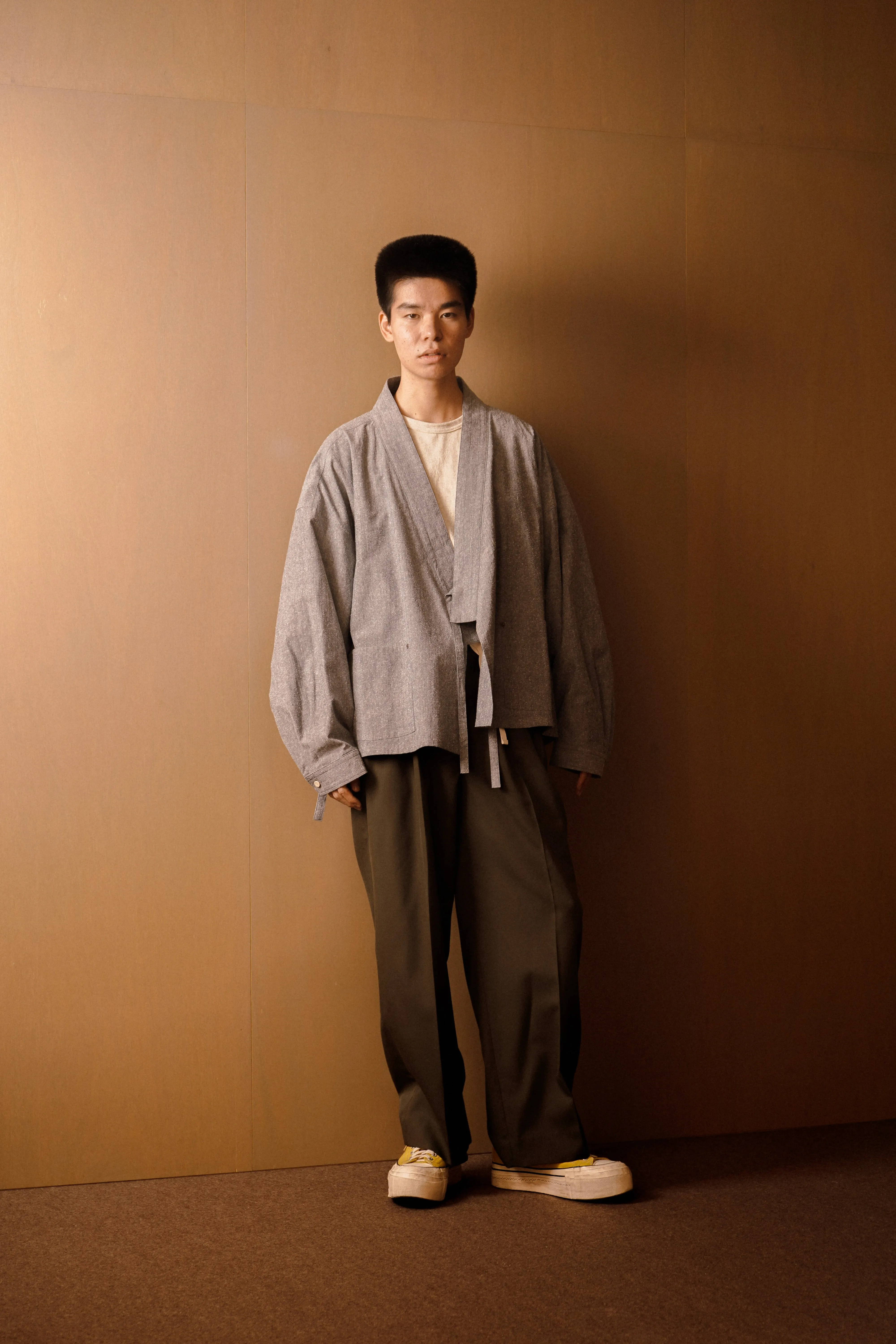 RESH-008 "HAORI" WIDE SHIRT